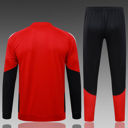 2026-27 Deutschland roter langer Trainingsanzug S-2XL