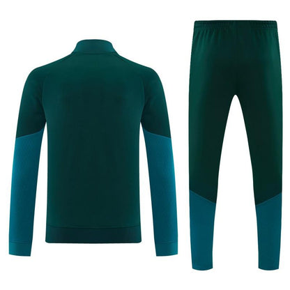 2026-27 Real Madrid Dark Green Full Zipper Jacket Tracksuit S-2XL