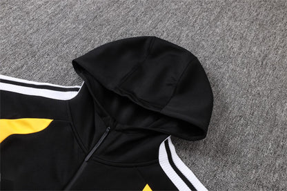 2026 Germany Black Long Pull Training Suit Adults Or Children