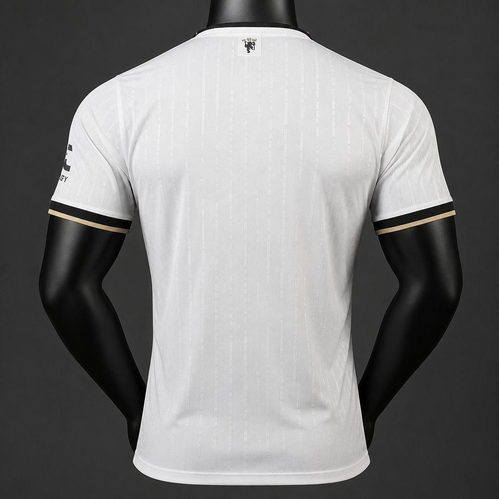 2026-27 Manchester United Away White with Gold Trim player S-3XL