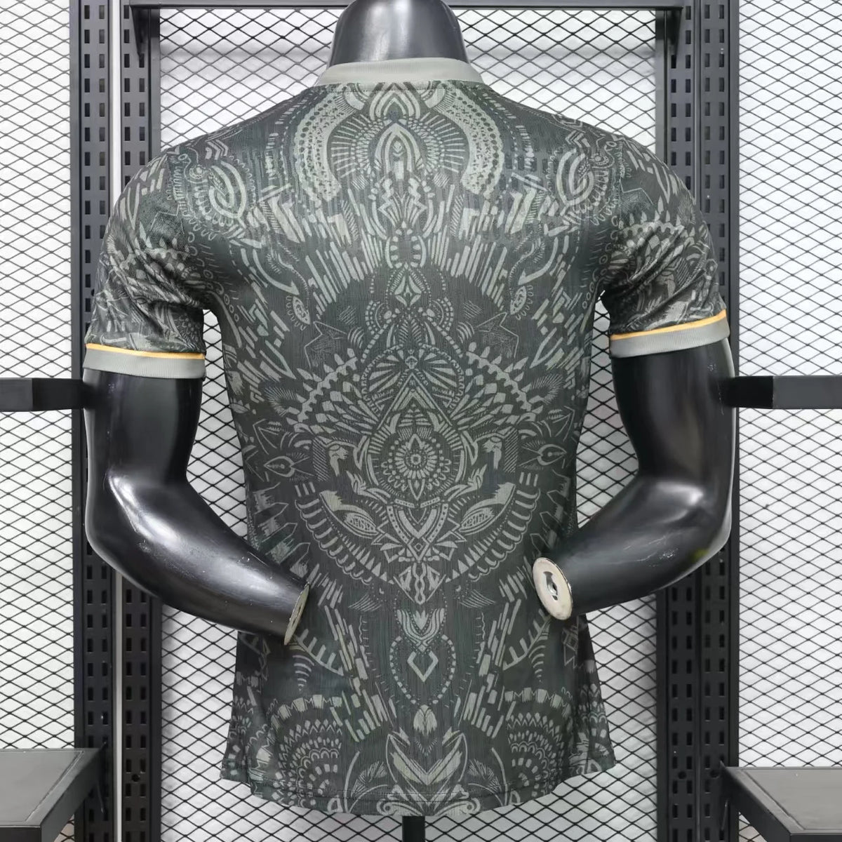 2026-27 París Negro con Patrón Tribal Jugador Especial S-3XL
