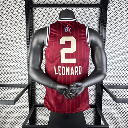 NBA 2024-25 All-Star Red No. 2 LEONARD