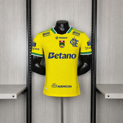 2026-27 Flamengo Yellow All Sponsors Player S-4XL
