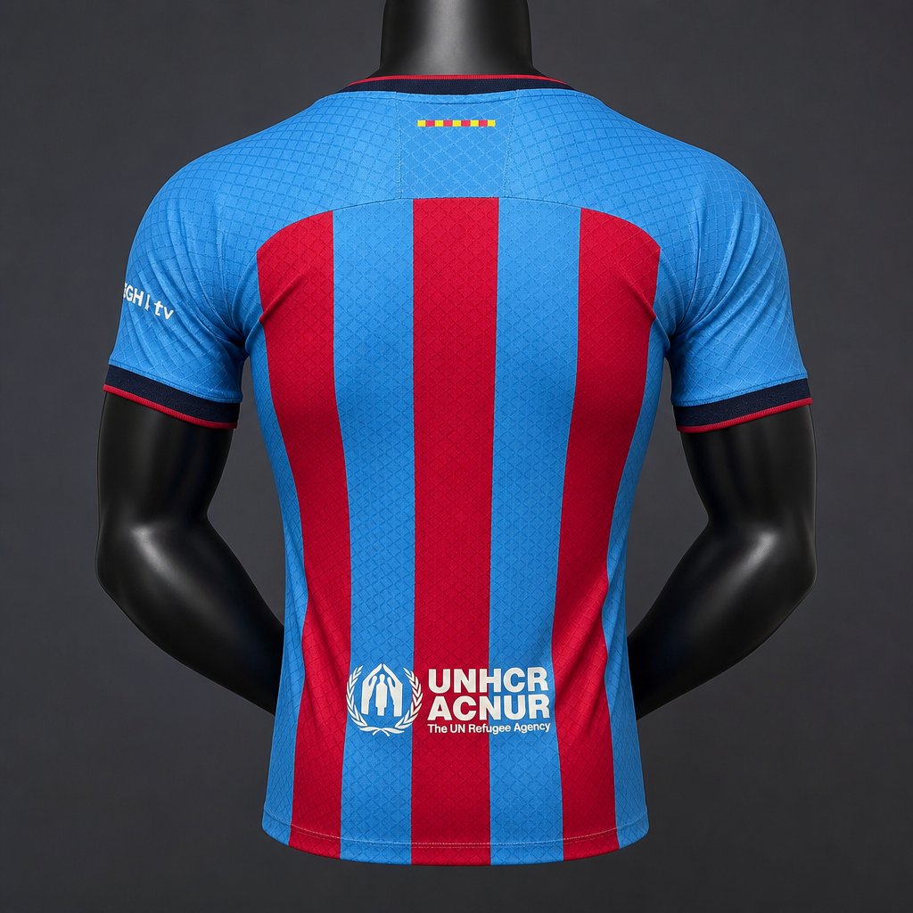2026-27 Barcelona 125th Anniversay Red Blue Player S-2XL