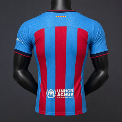 2026-27 Barcelona 125th Anniversay Red Blue Player S-2XL