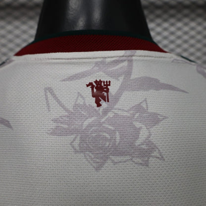 2026-27 Manchester United Away Grey White Rose Special Edition Player S-2XL