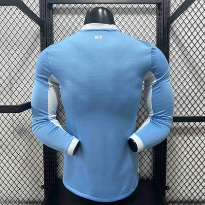 2026-27 Manchester City Home Long Sleeve Player S-3Xl