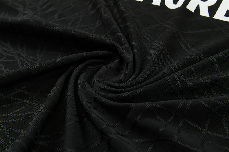 2026-27 Portugal Black Half Zip Training Suit Adults Or Children