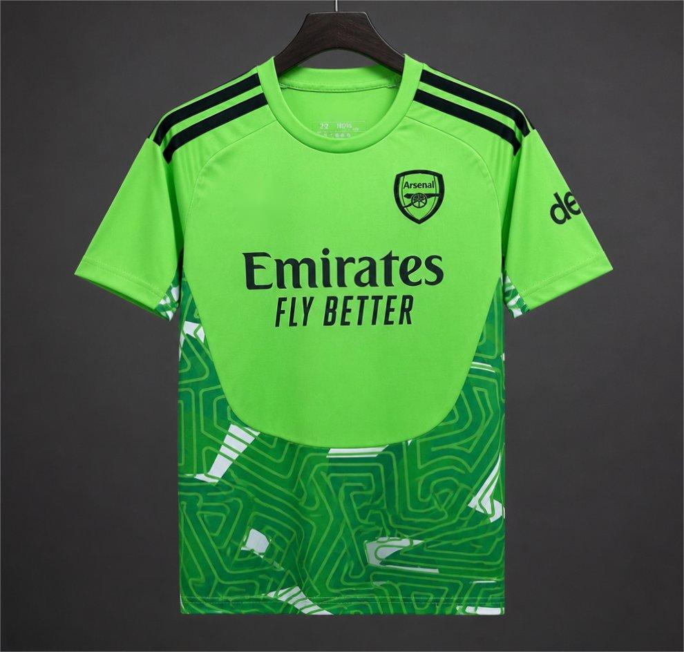 2026-27 Arsenal Goalkeeper Neon GreenDark Green S-2XL