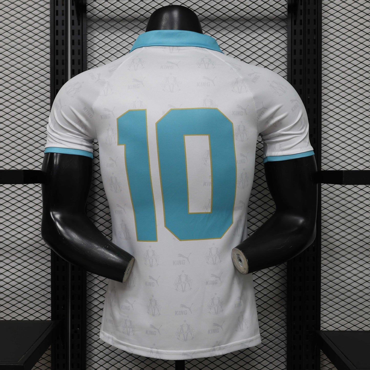 2026-27 Marseille White with Sky Blue Special Player S-2XL