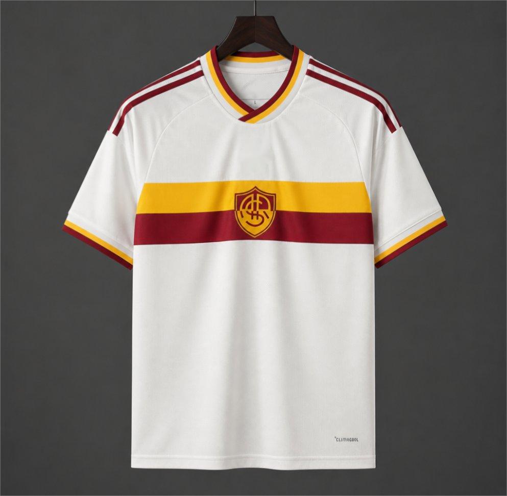 2026-27 AS Roma Visitante Blanca S-4XL