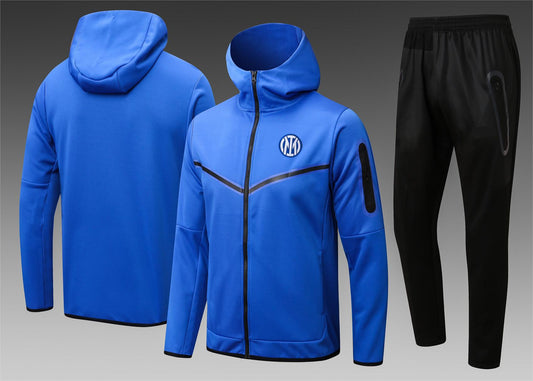 2023-24 Inter Milan Blue Long Pull Training Suit Adults Or Children