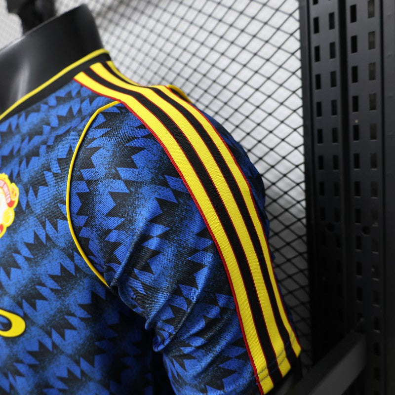 2026-27 Manchester United Away Blue with Black Player S-3XL