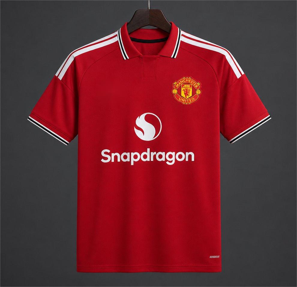 2026-27 Manchester United Home with Casemiro Special Edition Print Red S-4XL
