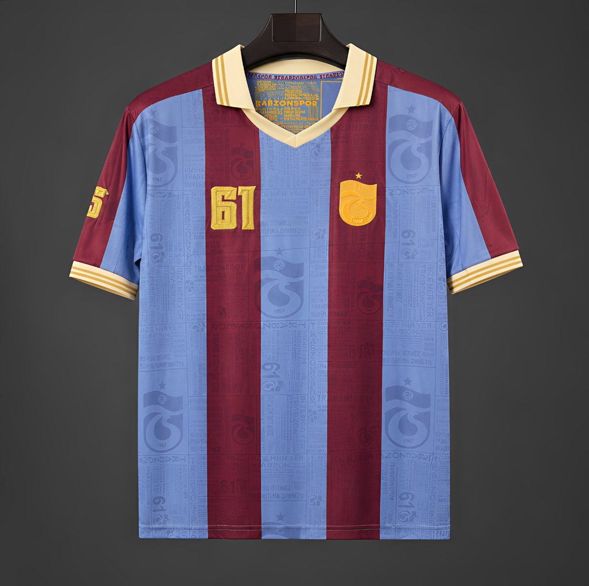 2026-27 Trabzonspor Retro-Inspired Taraftar Premium Burgundy Blue S-4XL