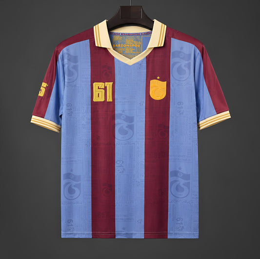 2026-27 Trabzonspor Retro-Inspired Taraftar Premium Burgundy Blue S-4XL