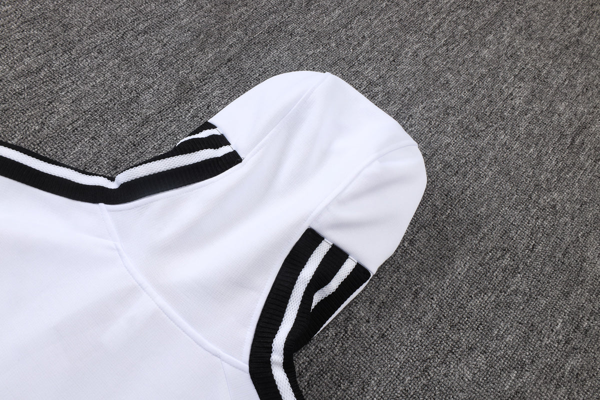 2026 Germany White Long Pull Training Suit Adults Or Children