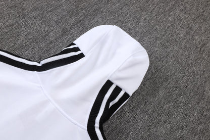 2026 Germany White Long Pull Training Suit Adults Or Children