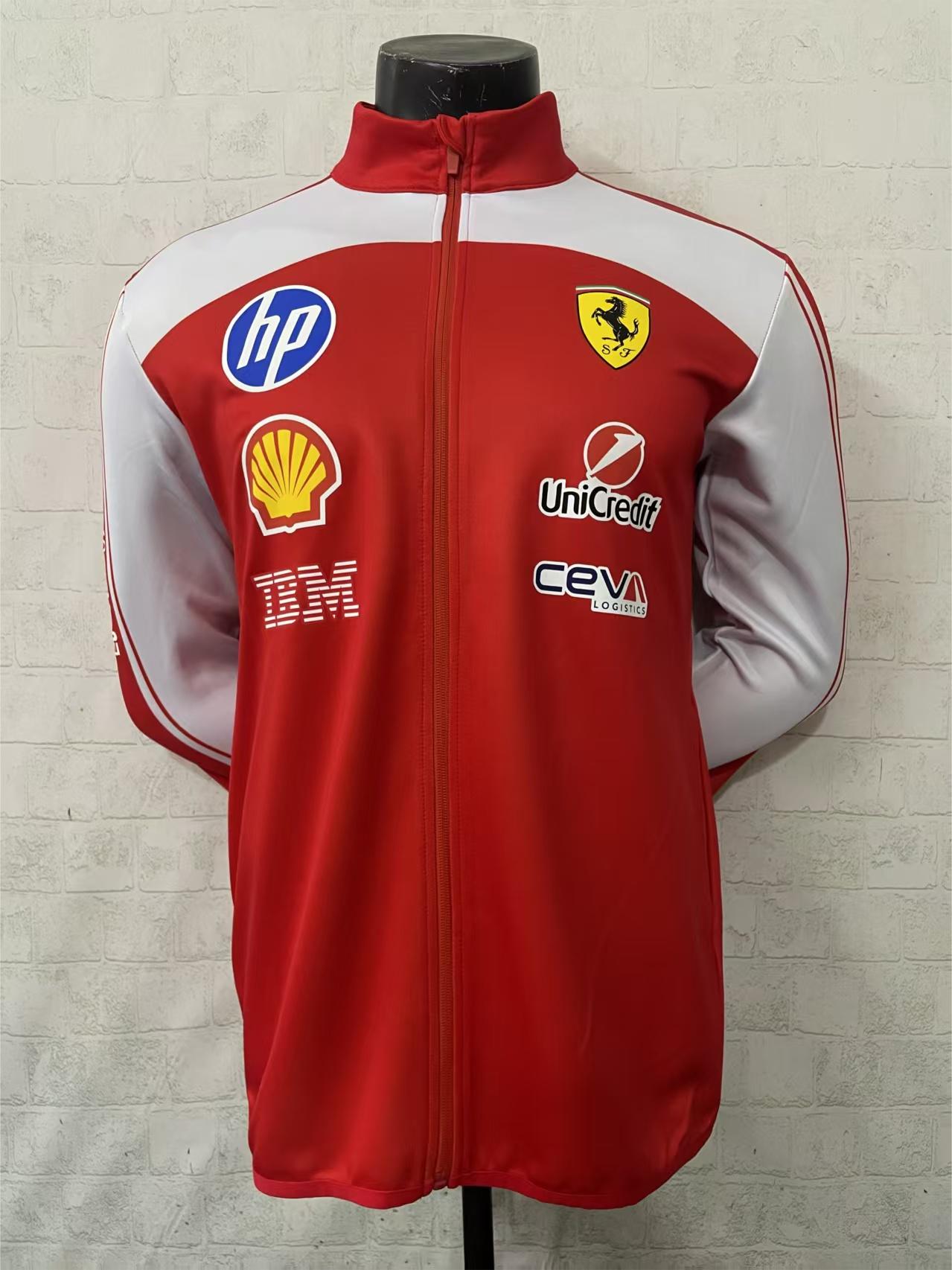 2026 F1 Ferrari Racing Suit Jacket Windbreaker S-3XL