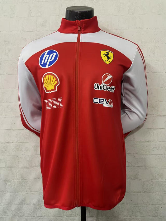 2026 F1 Ferrari Racing Suit Jacket Windbreaker S-3XL