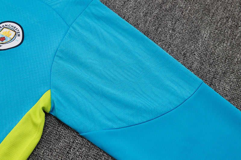 Conjunto de entrenamiento azul claro del Manchester City 2023-2024