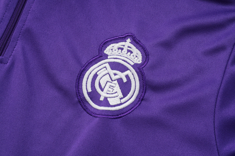 Conjunto de entrenamiento morado Edición especial del Real Madrid 2024-25 S-2XL