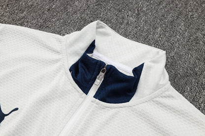 2025-26 Portugal White Adult long pull training suit S-2XL