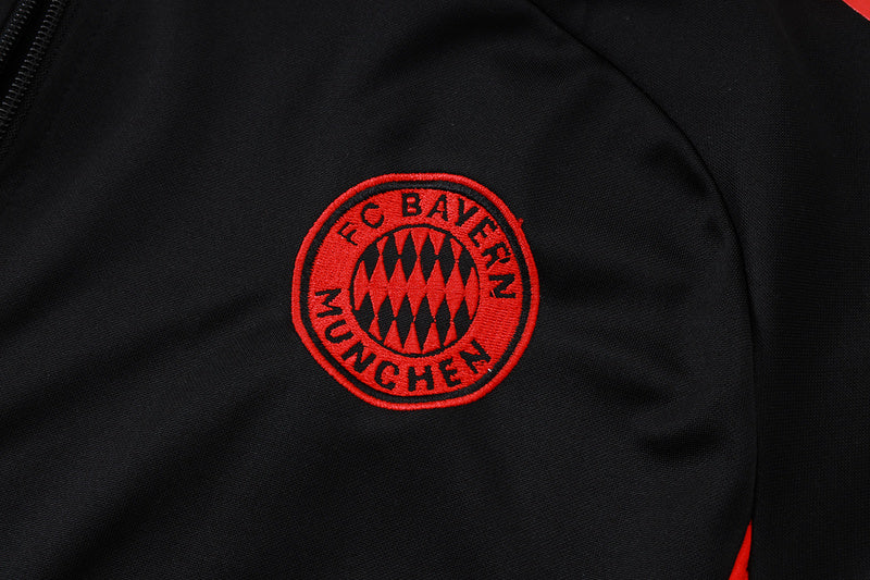 2025-26 Bayern Munich Black-Red Training Suit S-2XL