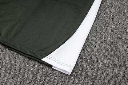 2025-26 Bayern Munich Black-White Adult long pull training suit S-2XL