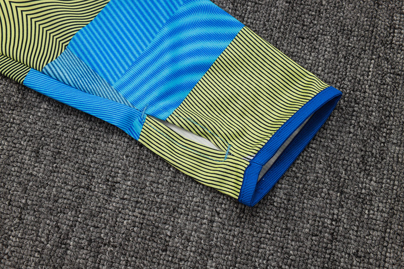 2023-24 Paris Saint-Germain PSG BEIGE Trainingsanzug-Set