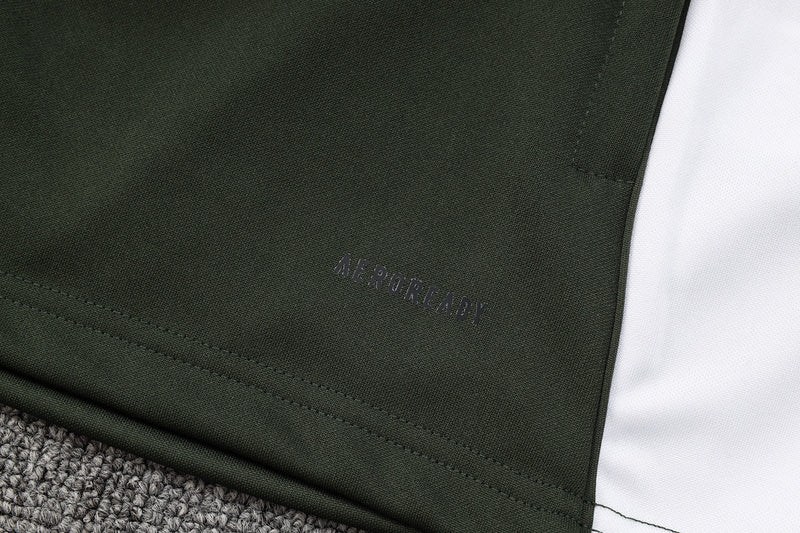 2025-26 Bayern Munich Black-White Adult long pull training suit S-2XL