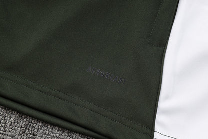 2025-26 Bayern Munich Black-White Adult long pull training suit S-2XL