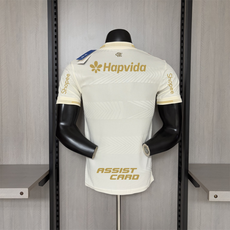 2025-26 Flamengo Third Away Player +All Sponsor S-2XL