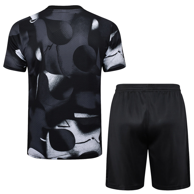 2025-26 Corinthians Pre Jogo Short-sleeved shorts training suit S-2XL