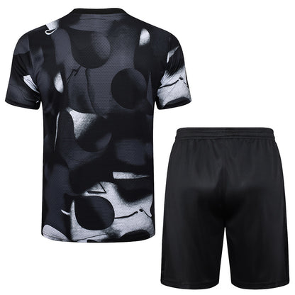 2025-26 Corinthians Pre Jogo Short-sleeved shorts training suit S-2XL