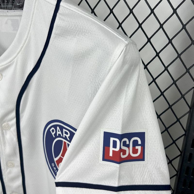 2025-26 Paris Baseball uniform White S-2XL
