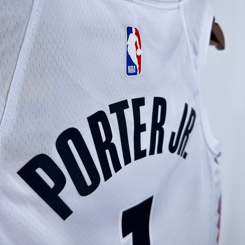 NBA 2024-25 Suns away purple No. 22 AYTON