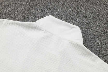 2025-26 Portugal White Adult long pull training suit S-2XL
