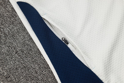 2025-26 Portugal White Adult long pull training suit S-2XL