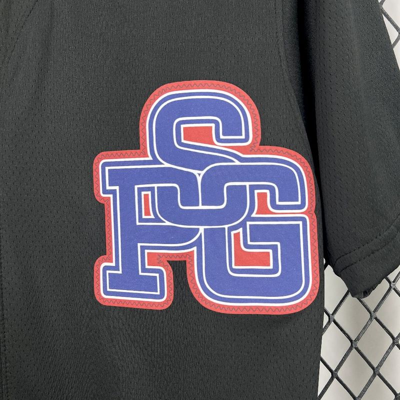 2025-26 Paris Baseball uniform Black S-2XL