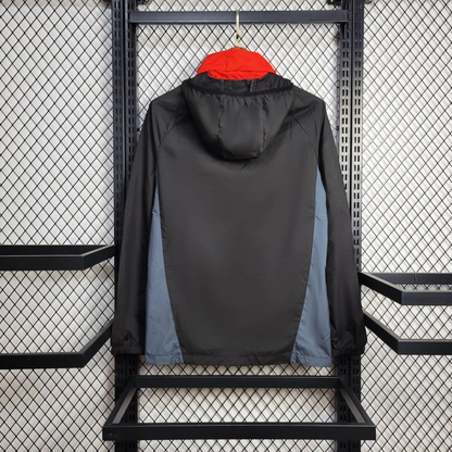 2025-26 Manchester United Black-Blue-Red Windbreaker S-2XL