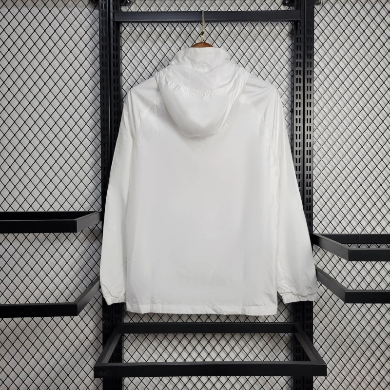 2025-26 Real Madrid White-Purple Windbreaker S-2XL