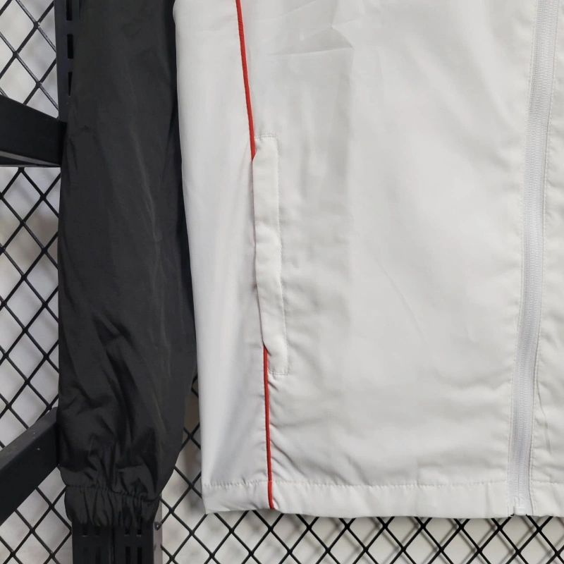 2025-26 Manchester United White Windbreaker S-2XL