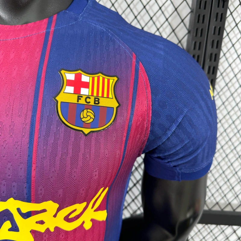 2025-26 Barcelona Special Fonts Player S-2XL