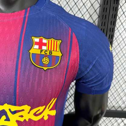 2025-26 Barcelona Special Fonts Player S-2XL