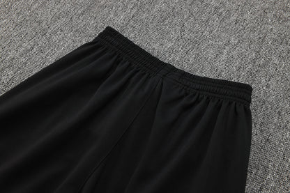 2025-26 Bayern Munich Black-White Adult long pull training suit S-2XL