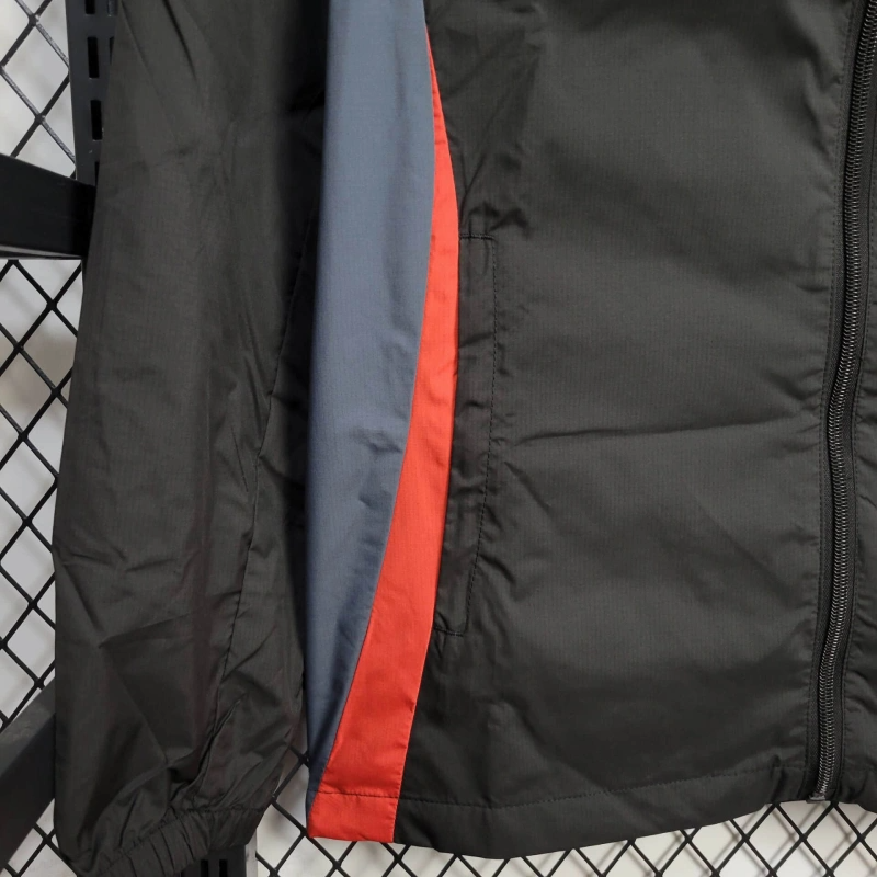 2025-26 Manchester United Black-Blue-Red Windbreaker S-2XL