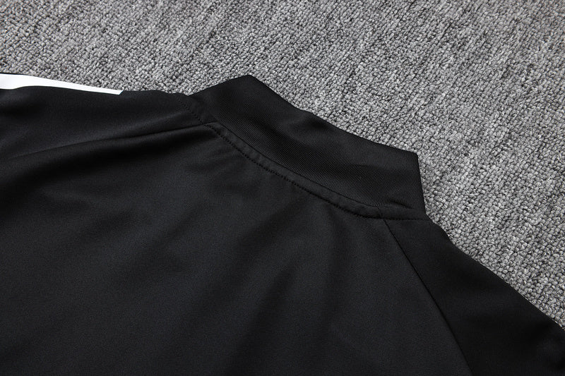 2025-26 Arsenal Black-Red-Green Adult long pull training suit S-2XL