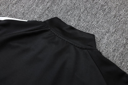 2025-26 Arsenal Black-Red-Green Adult long pull training suit S-2XL