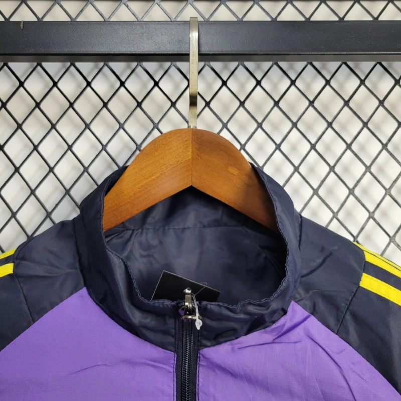 2025-26 Real Madrid Blue-Purple Windbreaker S-2XL